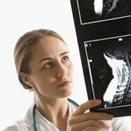 Diagnoza osteochondrozy jest określona za pomocą badania X -A